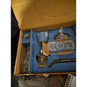 Vintage Anchor Hocking Early American Prescot 11 Piecebtsble Server Set Star Of